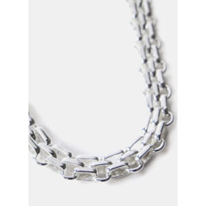 Mint Velvet Silver Tone Short Chain Necklace